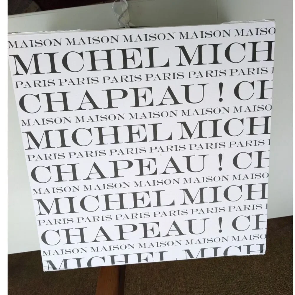 MAISON MICHEL Paris Giant Hat Box Shopping Bag 21
